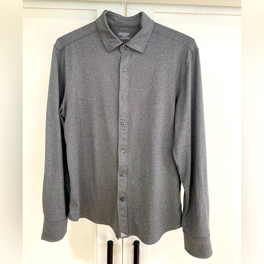 UTUCKit Performance Luxe Tee Hybrid Shirt - Medium / Slim Fit / Grey